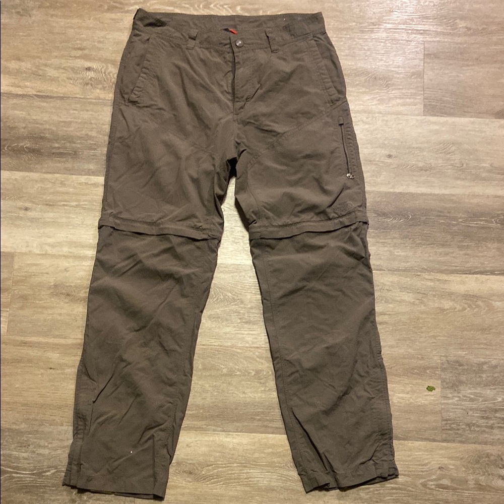 The North Face mens waist 34 gray cargo pants